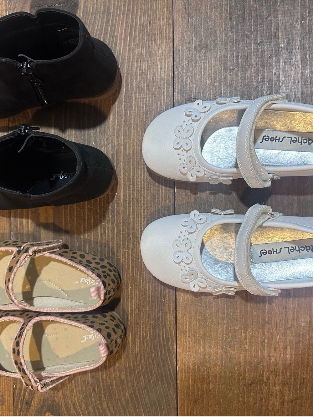 3 pairs size 11 girls shoes